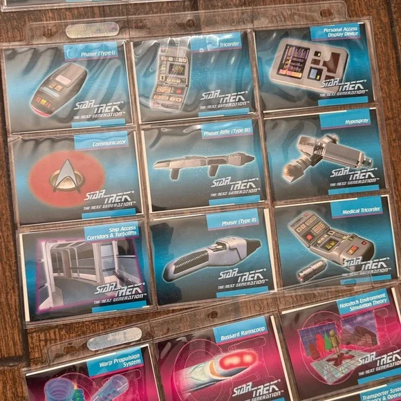 1992 Impel Star Trek TNG Inaugural Edition Complete Base Set #1-120 - Picture 12 of 17